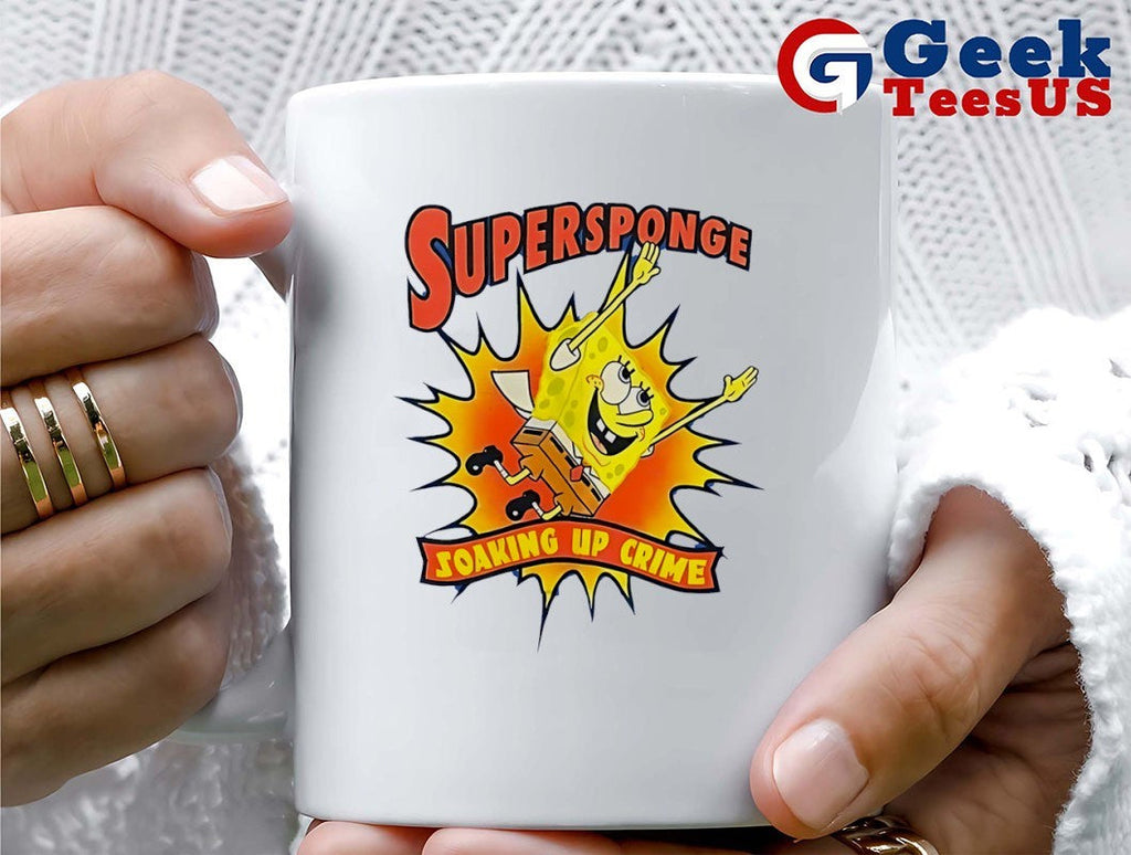 Super Sponge soaking up crime shirt Unisex , , , Long Sleeve Tee