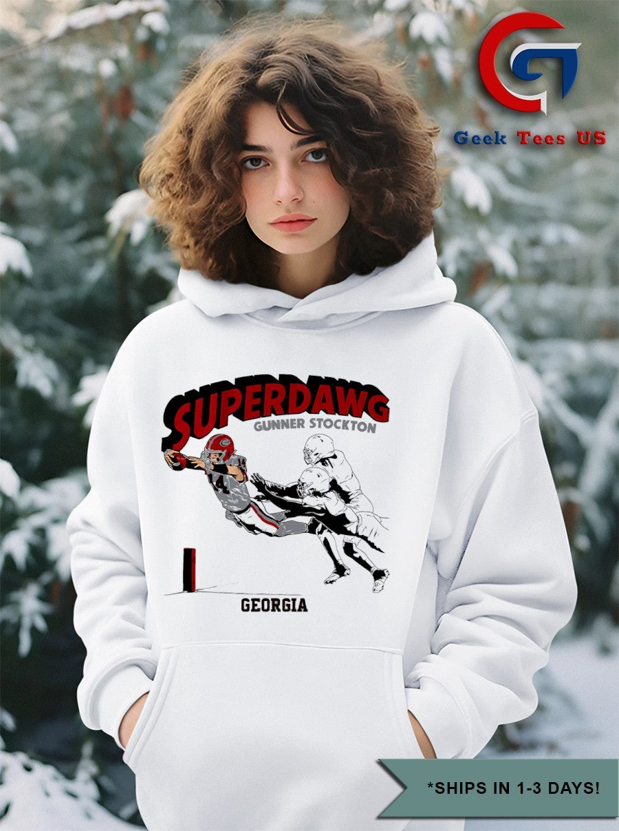 SuperDawg Gunner Stockton Georgia Bulldogs football shirt Unisex , , , Long Sleeve Tee