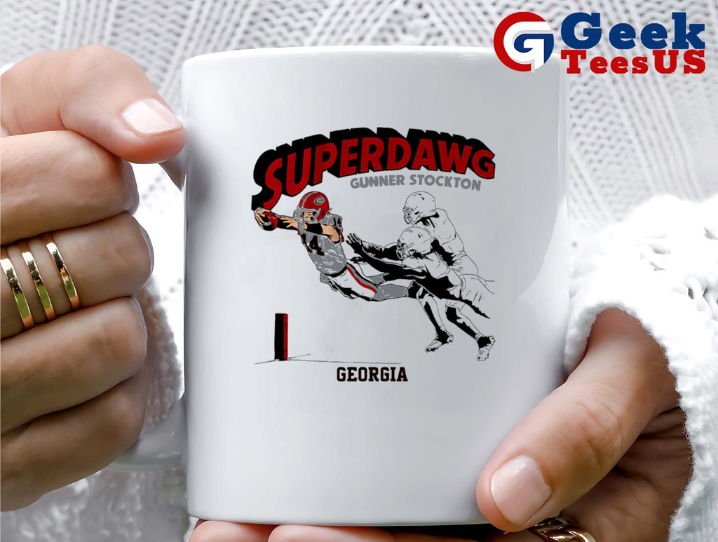 SuperDawg Gunner Stockton Georgia Bulldogs football shirt Unisex , , , Long Sleeve Tee