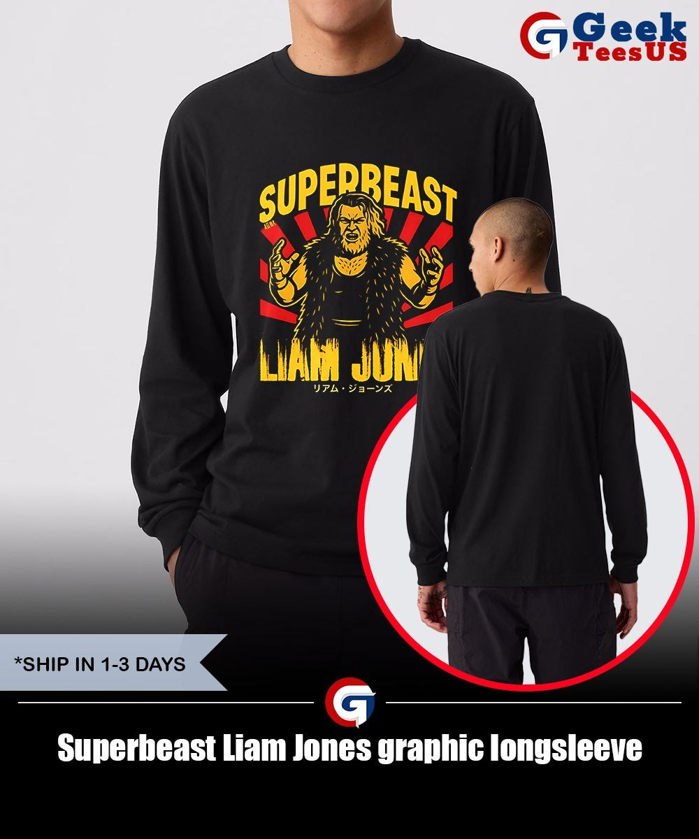 Superbeast Liam Jones graphic shirt Unisex , , , Long Sleeve Tee