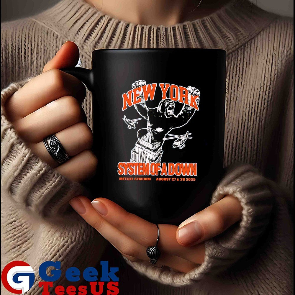 System of a Down New York 2025 Metlife Stadium Unisex , , , Long Sleeve Tee