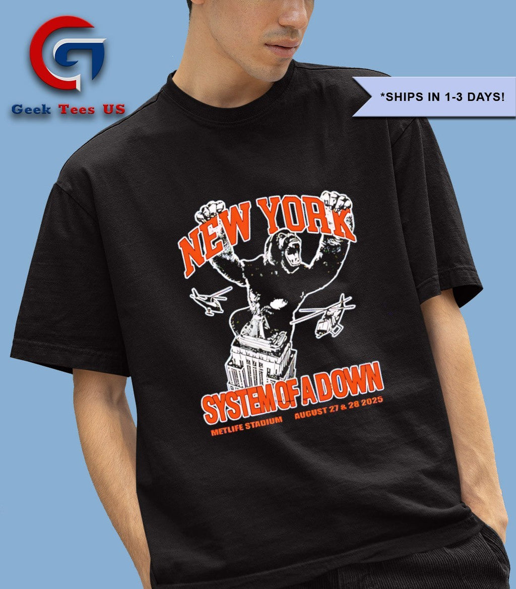 System of a Down New York 2025 Metlife Stadium Unisex , , , Long Sleeve Tee