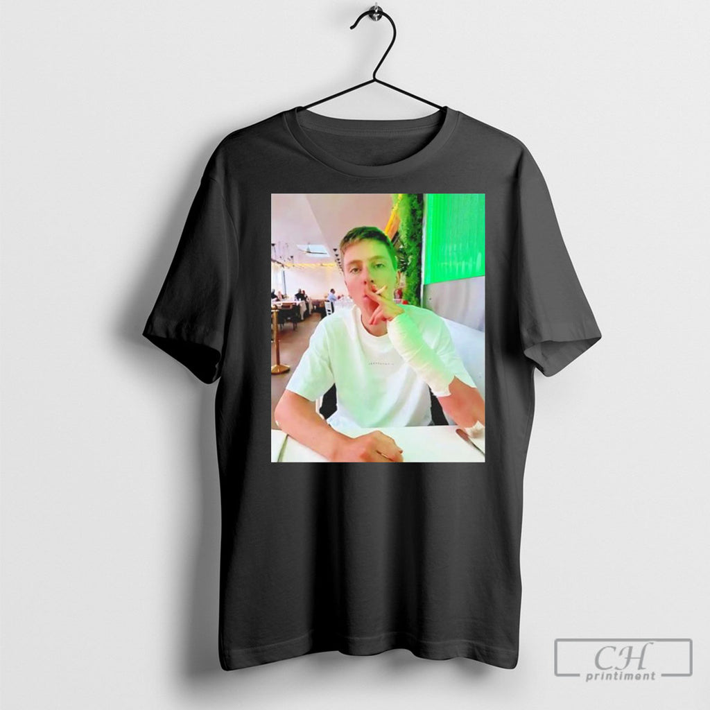 Tadej Pogacar Smoking Breadstick Shirts