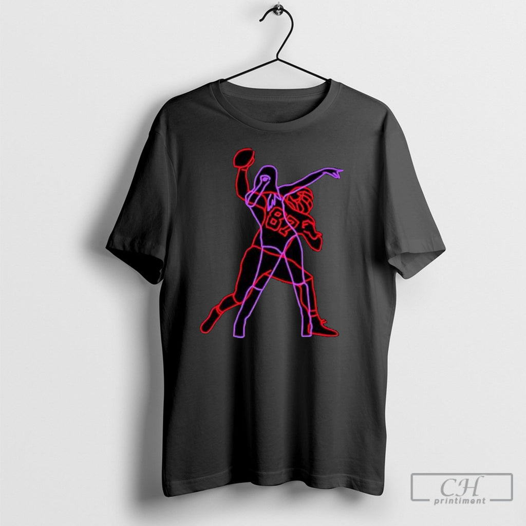 Taylor And Travis Kelce Neon Shirts