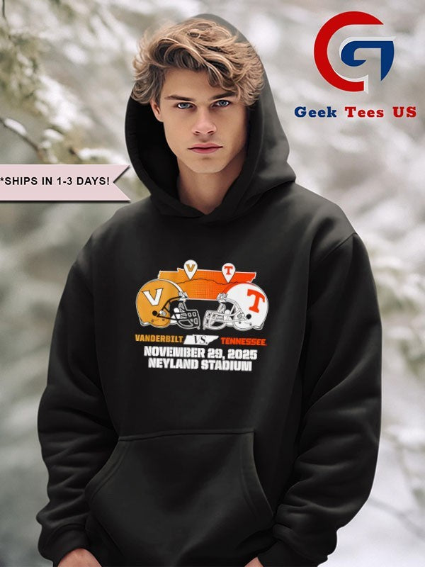 Tennessee Volunteers and Vanderbilt Commodores football 2025 Matchup shirt Unisex , , , Long Sleeve Tee