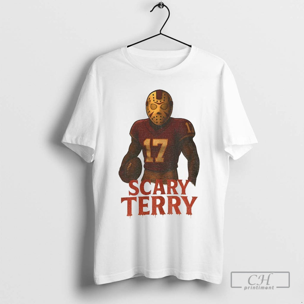 Terry Mclaurin Jason Voorhees Washington Commanders Scary Terry Football Fan Gift