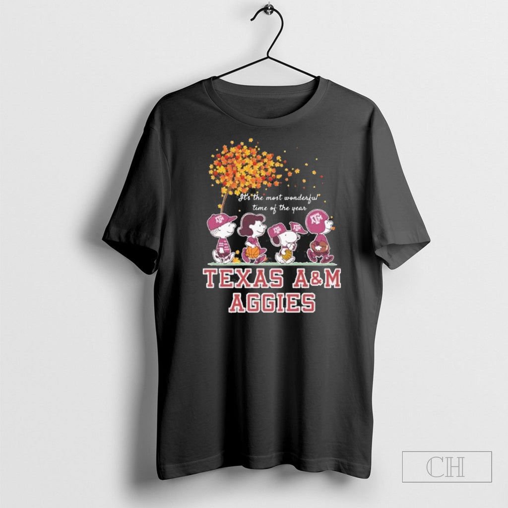 Texas Am Aggies And The Peanuts Character Its The Most Wonderful Time Of The Year