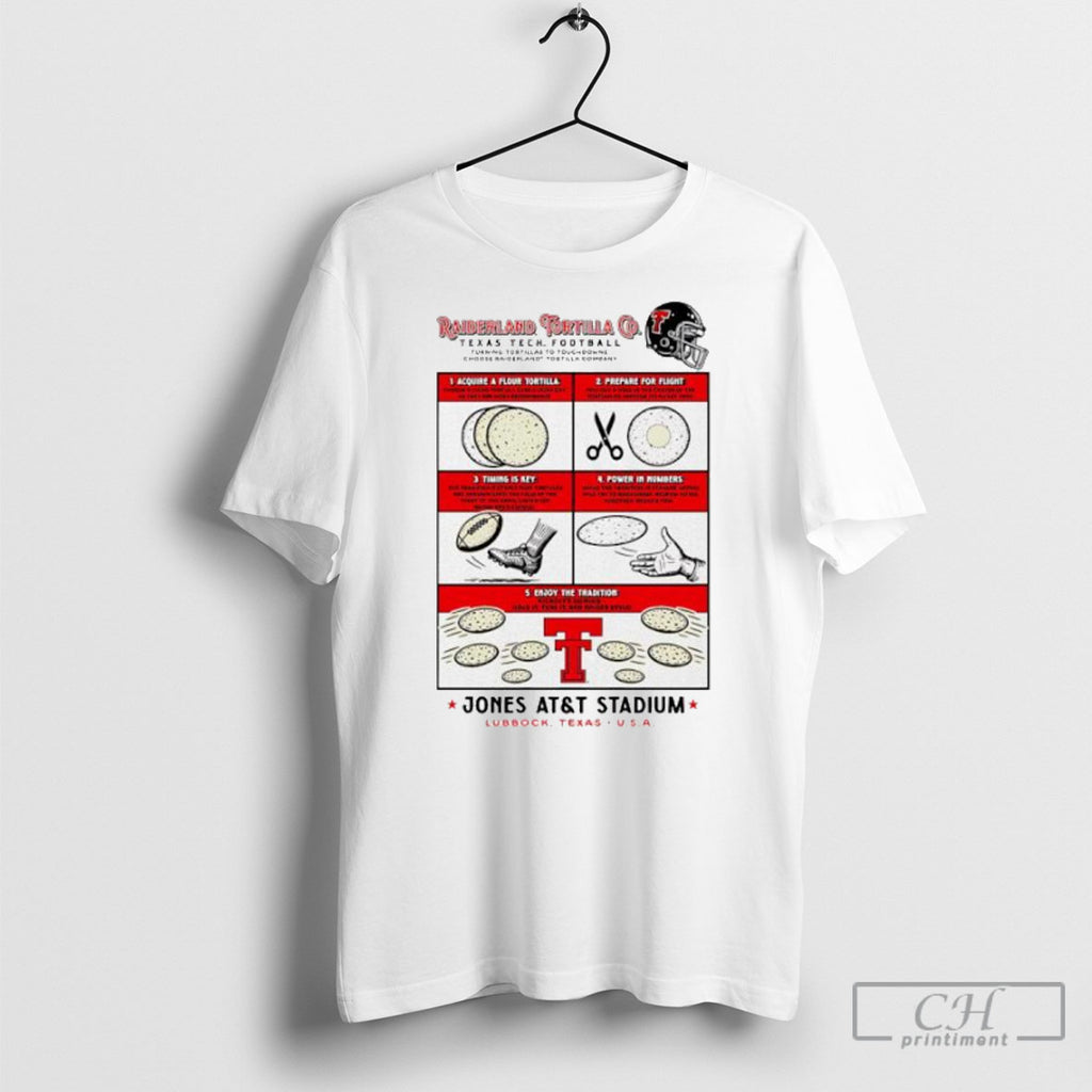 Texas Tech Red Raiders Football Raiderland Tortilla Co Shirts