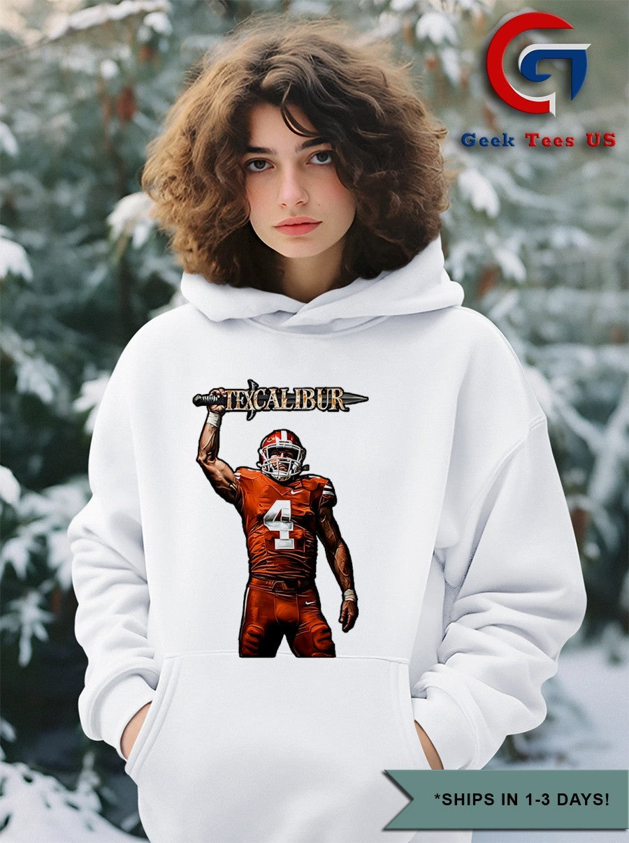 Texcalibur player Texas Longhorns shirt Unisex , , , Long Sleeve Tee