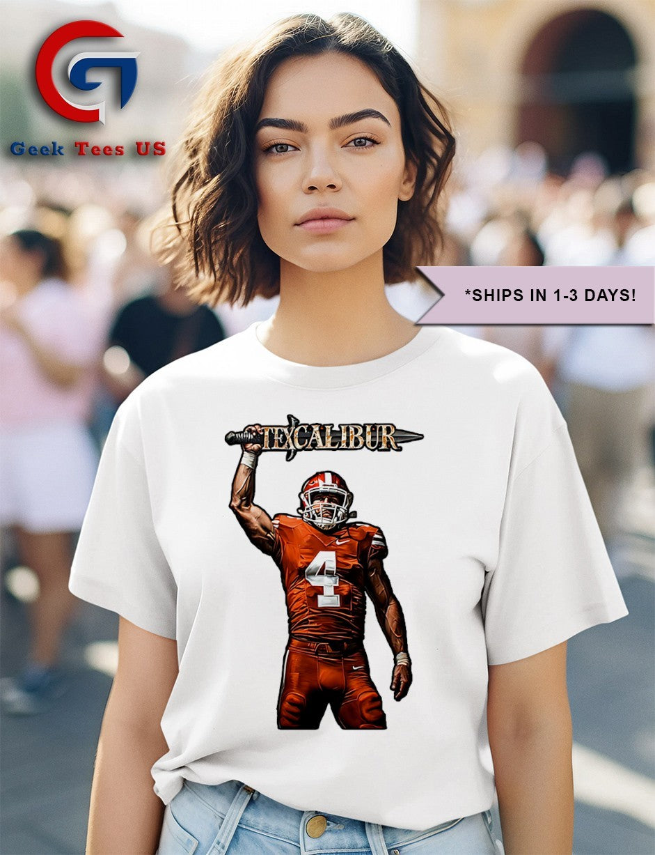 Texcalibur player Texas Longhorns shirt Unisex , , , Long Sleeve Tee