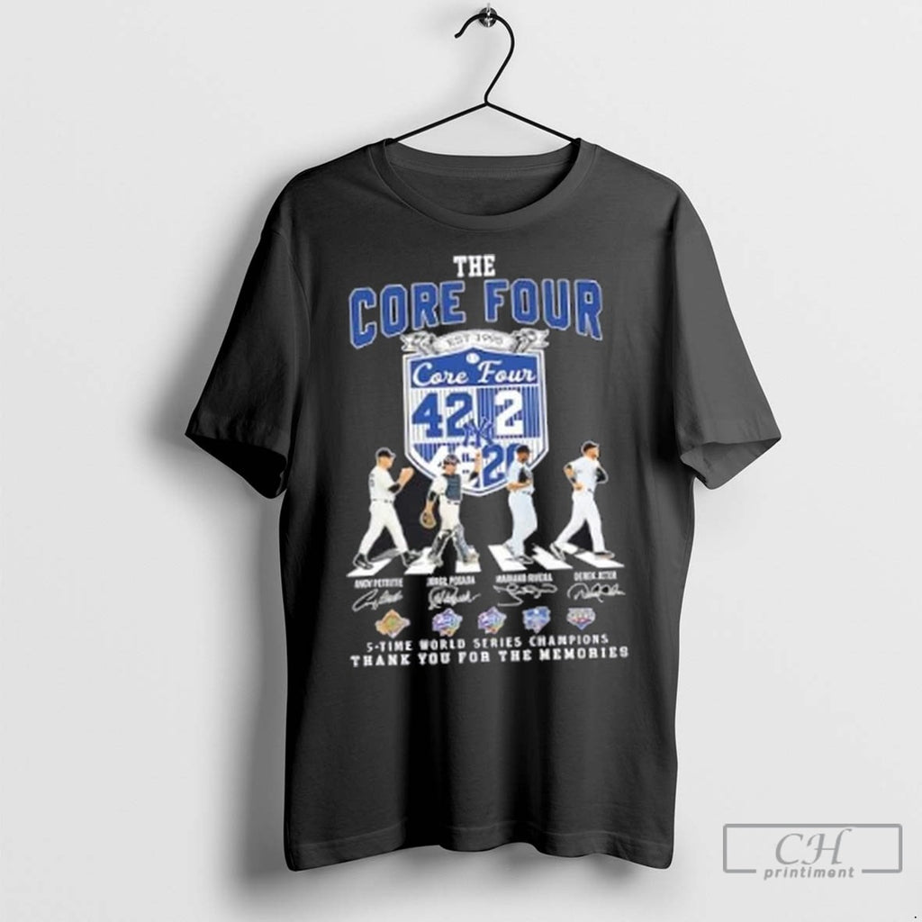 The Core Four New York Yankees Jeter Rivera Posada Pettitte Abbey Road Signatures