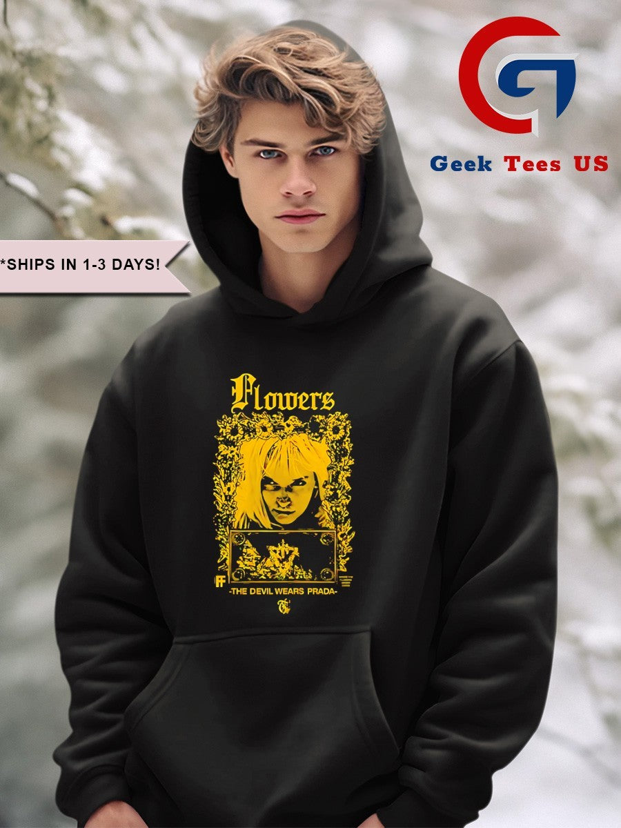 The Devil Wears Prada Flowers Eyes shirt Unisex , , , Long Sleeve Tee