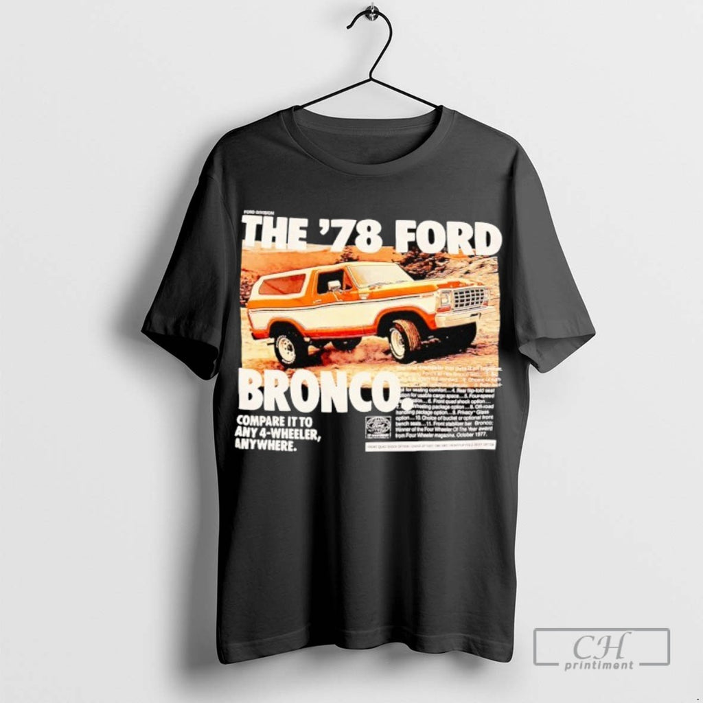 The Ford Bronco 1978 Compare It To Any 4 Wheeler Anywhere Vintage