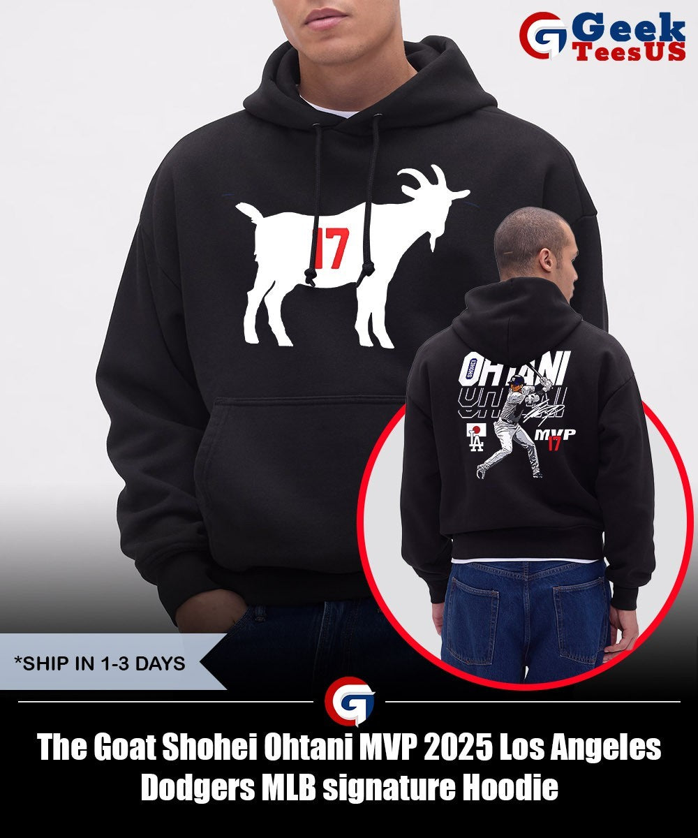 The Goat Shohei Ohtani MVP 2025 Los Angeles Dodgers MLB signature shirt Unisex , , , Long Sleeve Tee