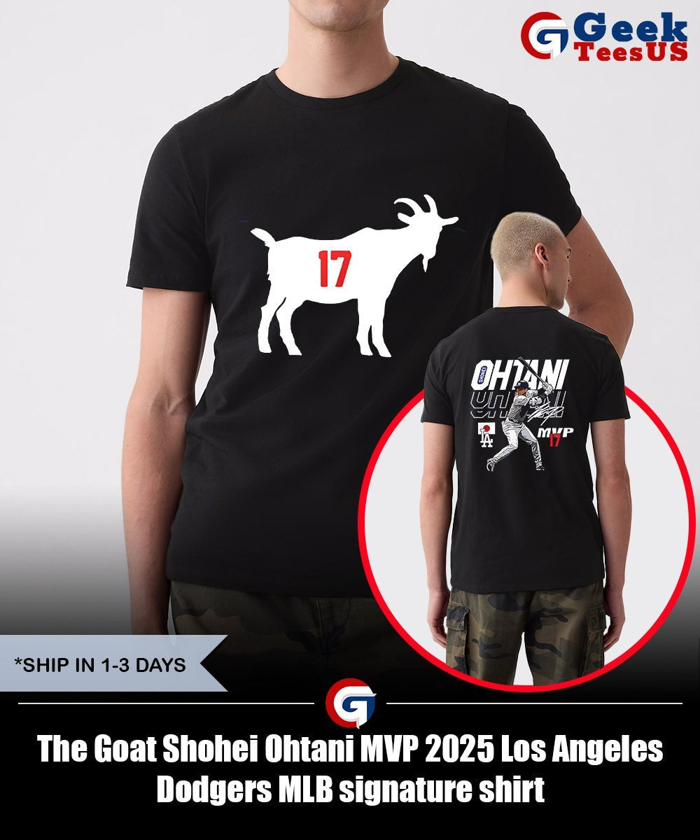 The Goat Shohei Ohtani MVP 2025 Los Angeles Dodgers MLB signature shirt Unisex , , , Long Sleeve Tee