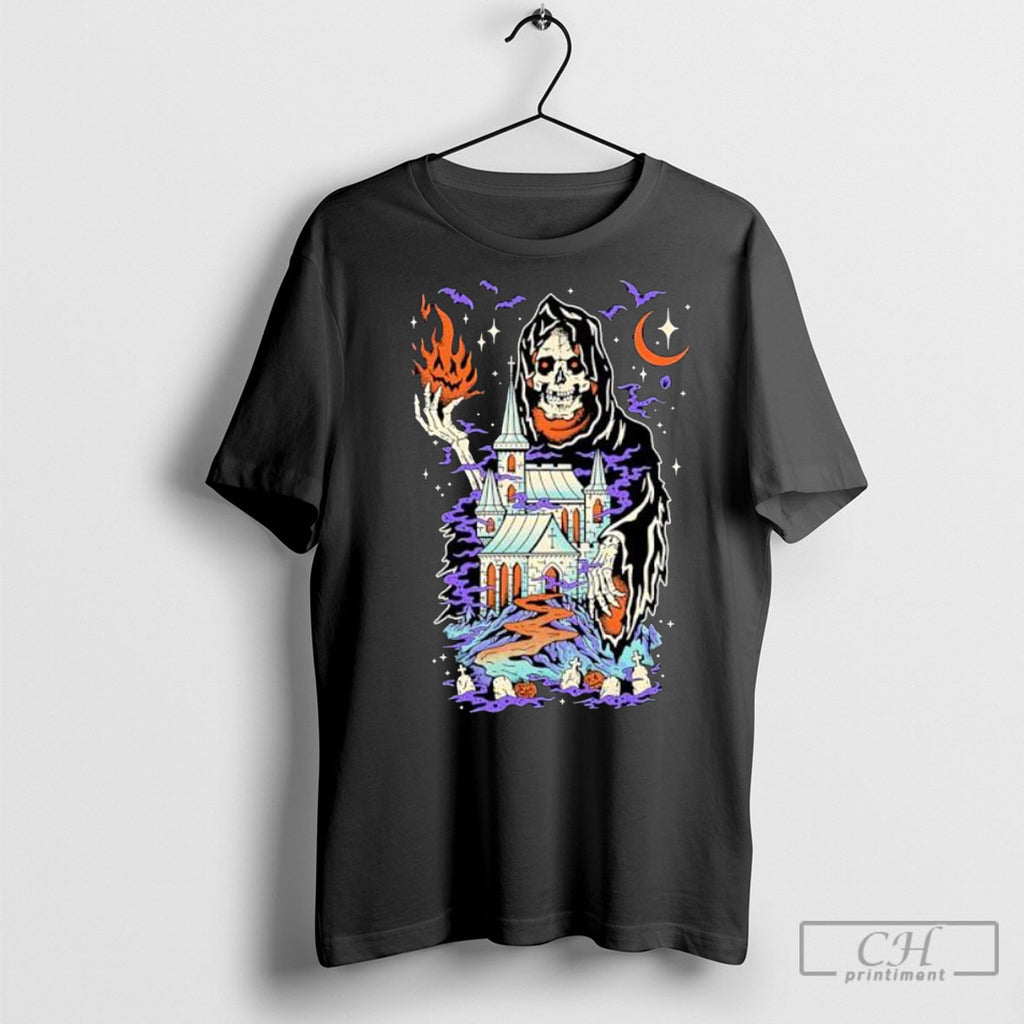 The Haunted Castle Death Halloween Shirts