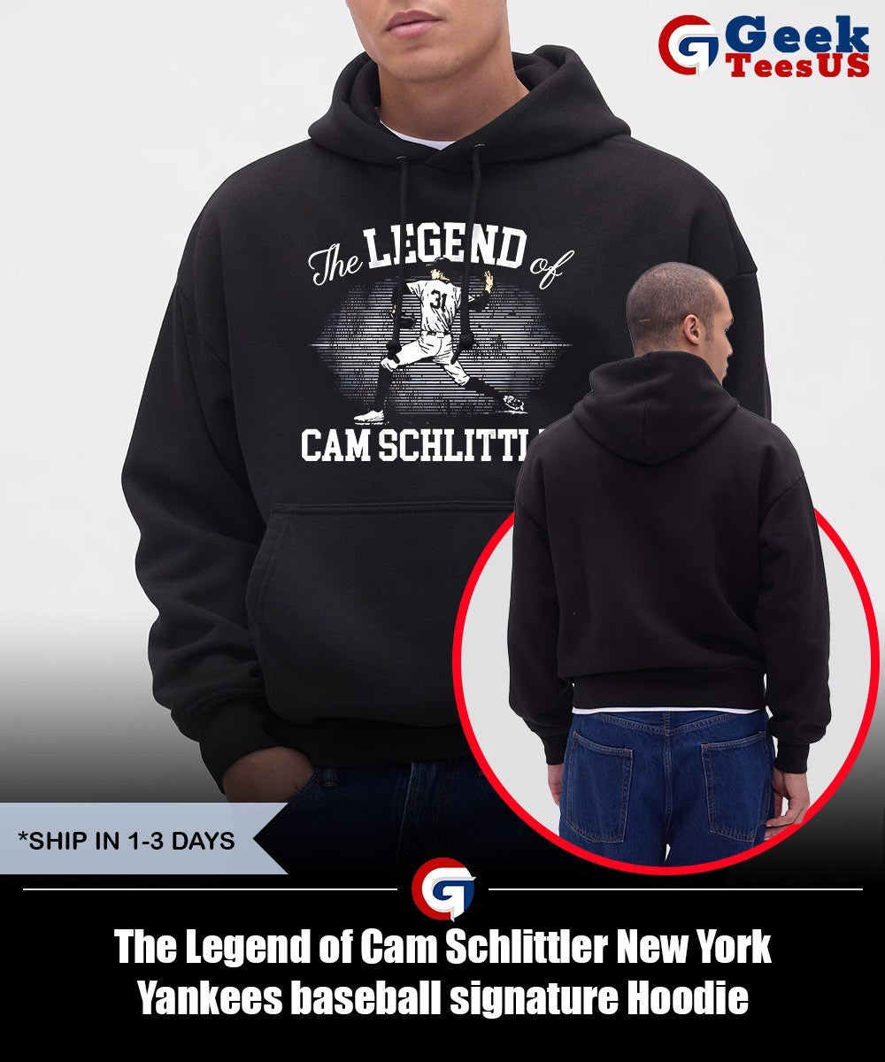 The Legend of Cam Schlittler New York Yankees baseball signature shirt Unisex , , , Long Sleeve Tee