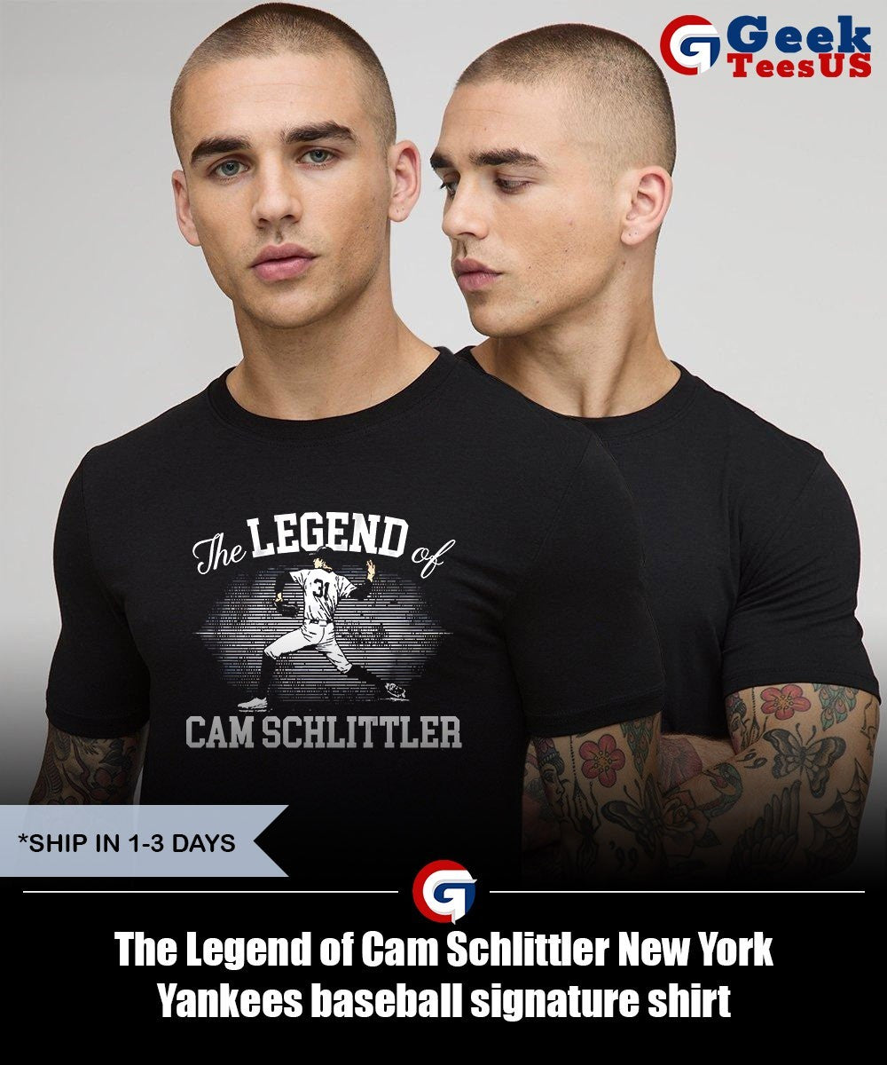 The Legend of Cam Schlittler New York Yankees baseball signature shirt Unisex , , , Long Sleeve Tee
