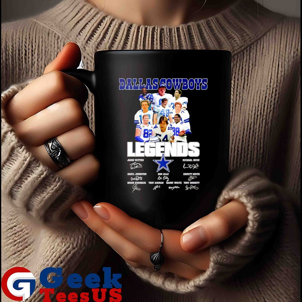 The Legends Bob Lilly Michael Irvin Troy Aikam Randy White 2025 Dallas Cowboys football signature shirt
