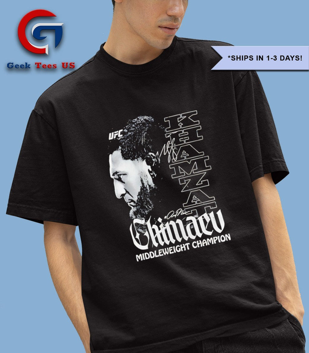 The Lone Wolf Khamzat Chimaev Middleweight Champion Of The World shirt Unisex , , , Long Sleeve Tee