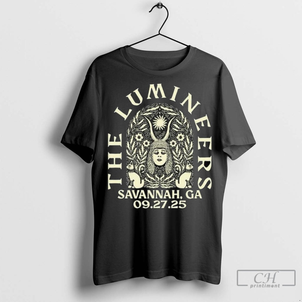 The Lumineers Tour Savannah Georgia 09 27 2025 Long Sleve T Shirt Jpg