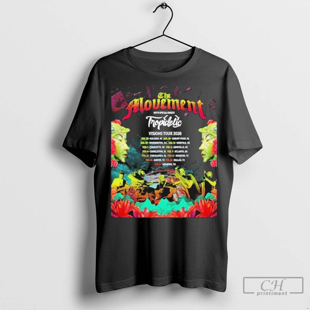 The Movement Visions Tour 2026 Dates T Shirt Jpg