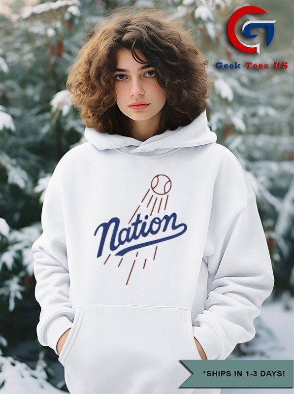 The Nation Los Angeles Dodgers logo parody shirt Unisex , , , Long Sleeve Tee