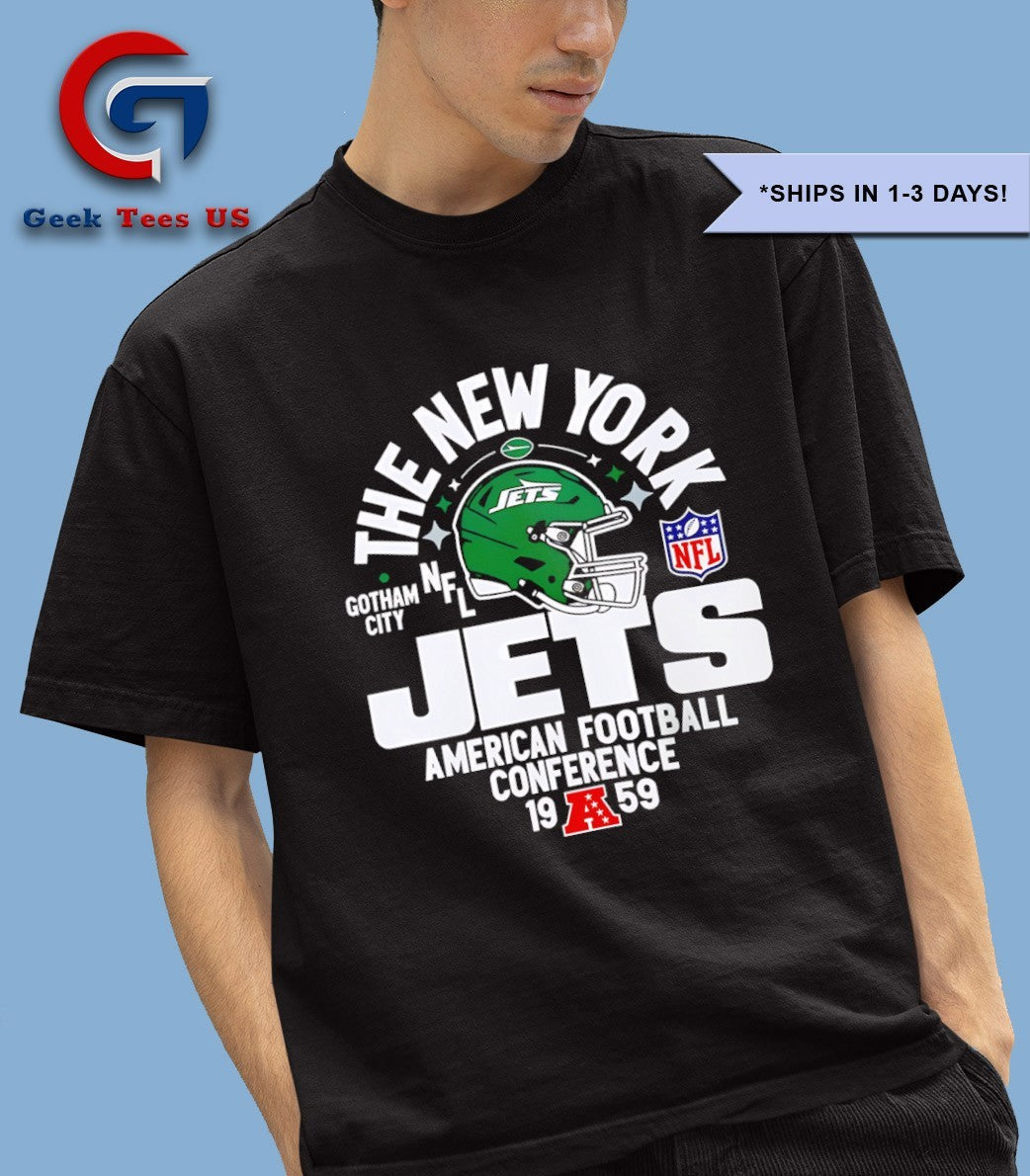 The New York Jets Gotham City American Football Conference 1959 helmet shirt Unisex , , , Long Sleeve Tee