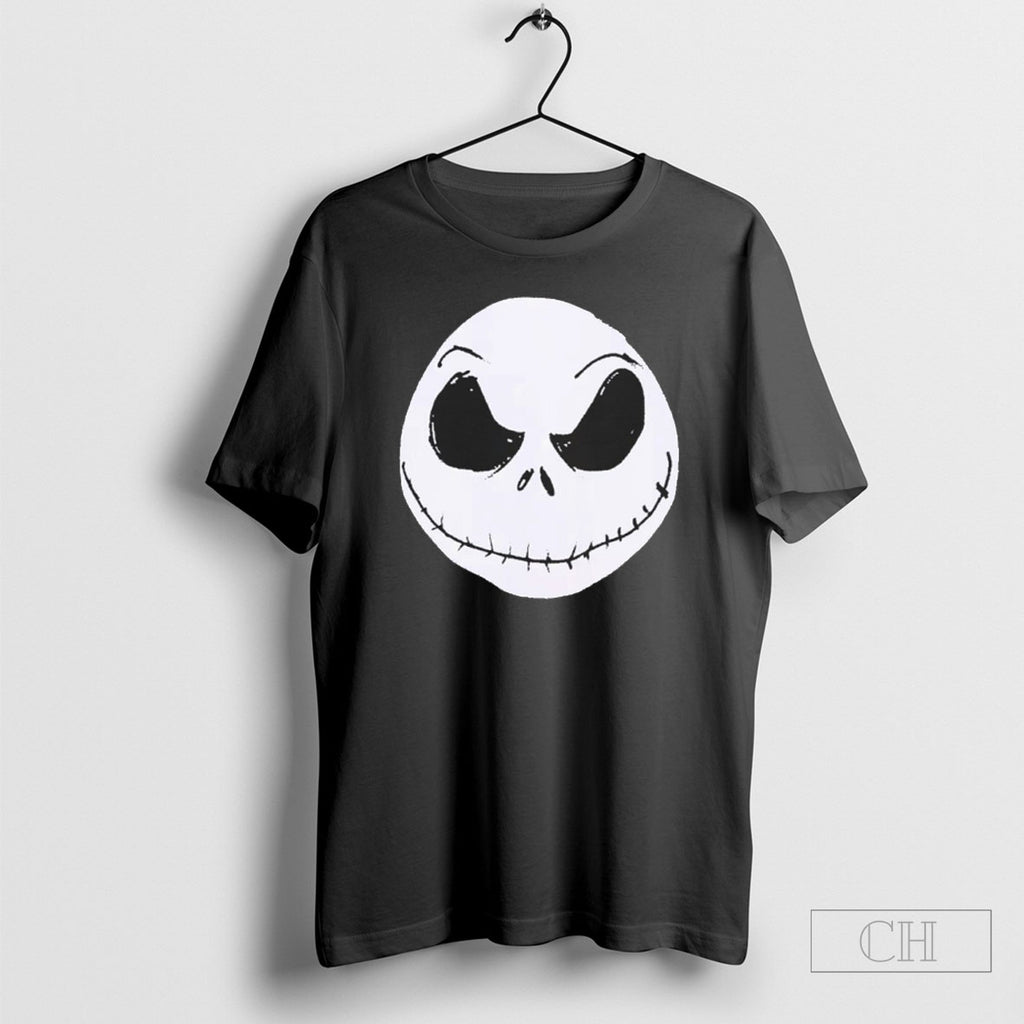 The Nightmare Before Christmas Jack Face Mineral Wash Shirts