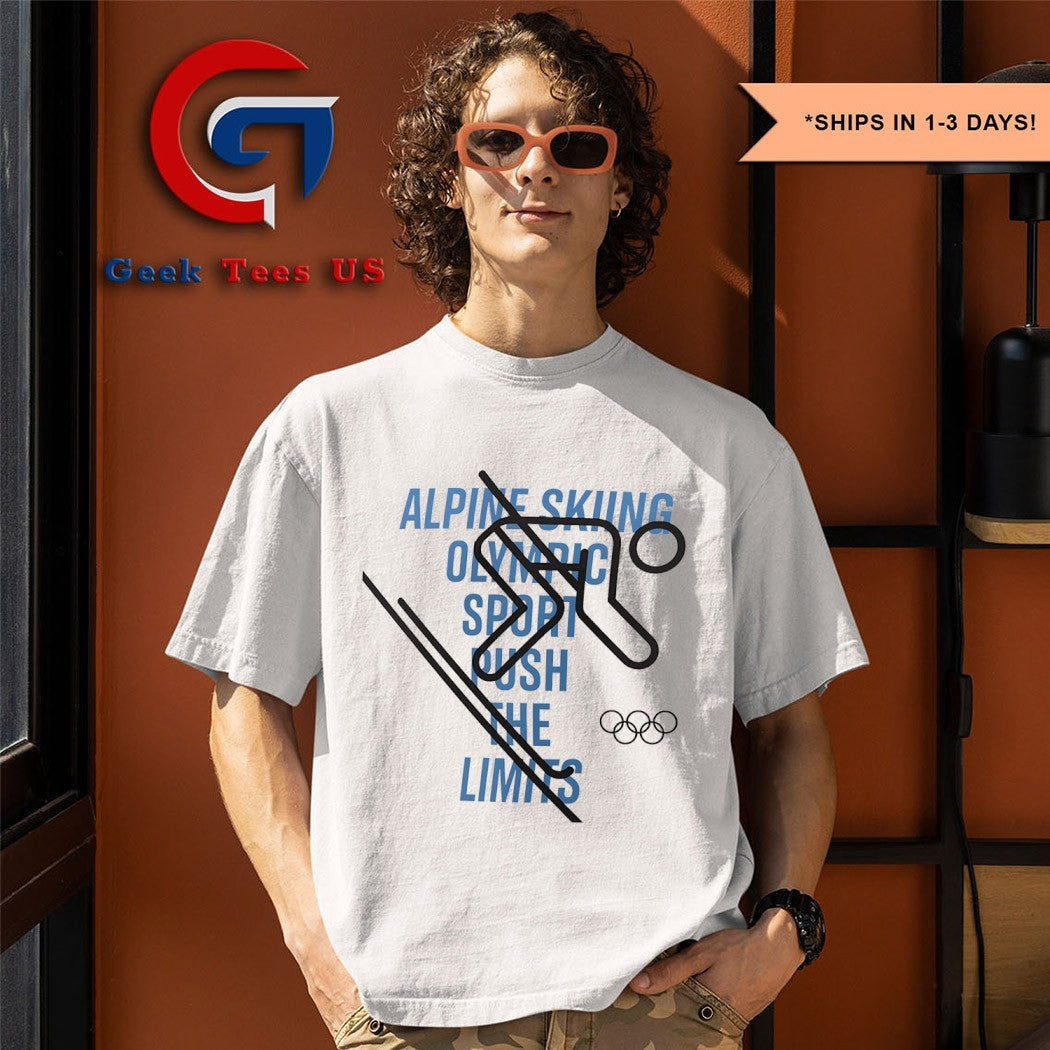 The Olympic Collection Alpine Skiing 2025 shirt Unisex , , , Long Sleeve Tee