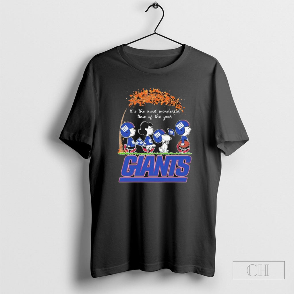 The Peanuts Walking X New York Giants Its The Most Wonderful Time Of The Year