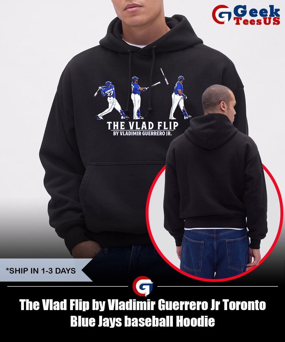 The Vlad Flip by Vladimir Guerrero Jr Toronto Blue Jays baseball shirt Unisex , , , Long Sleeve Tee
