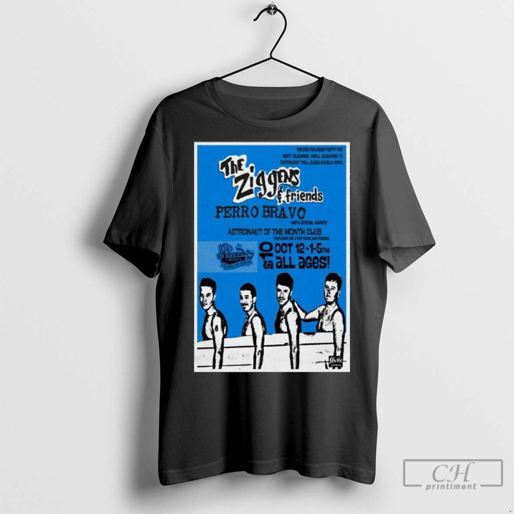 The Ziggens And Friends At Dipiazzas On Oct 12 2025 Long Sleve T Shirt Jpg