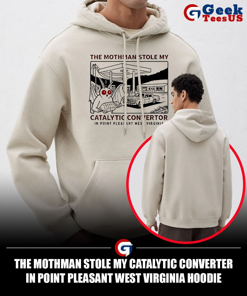 The mothman stole my Catalytic Converter in Point Pleasant West Virginia shirt Unisex , , , Long Sleeve Tee