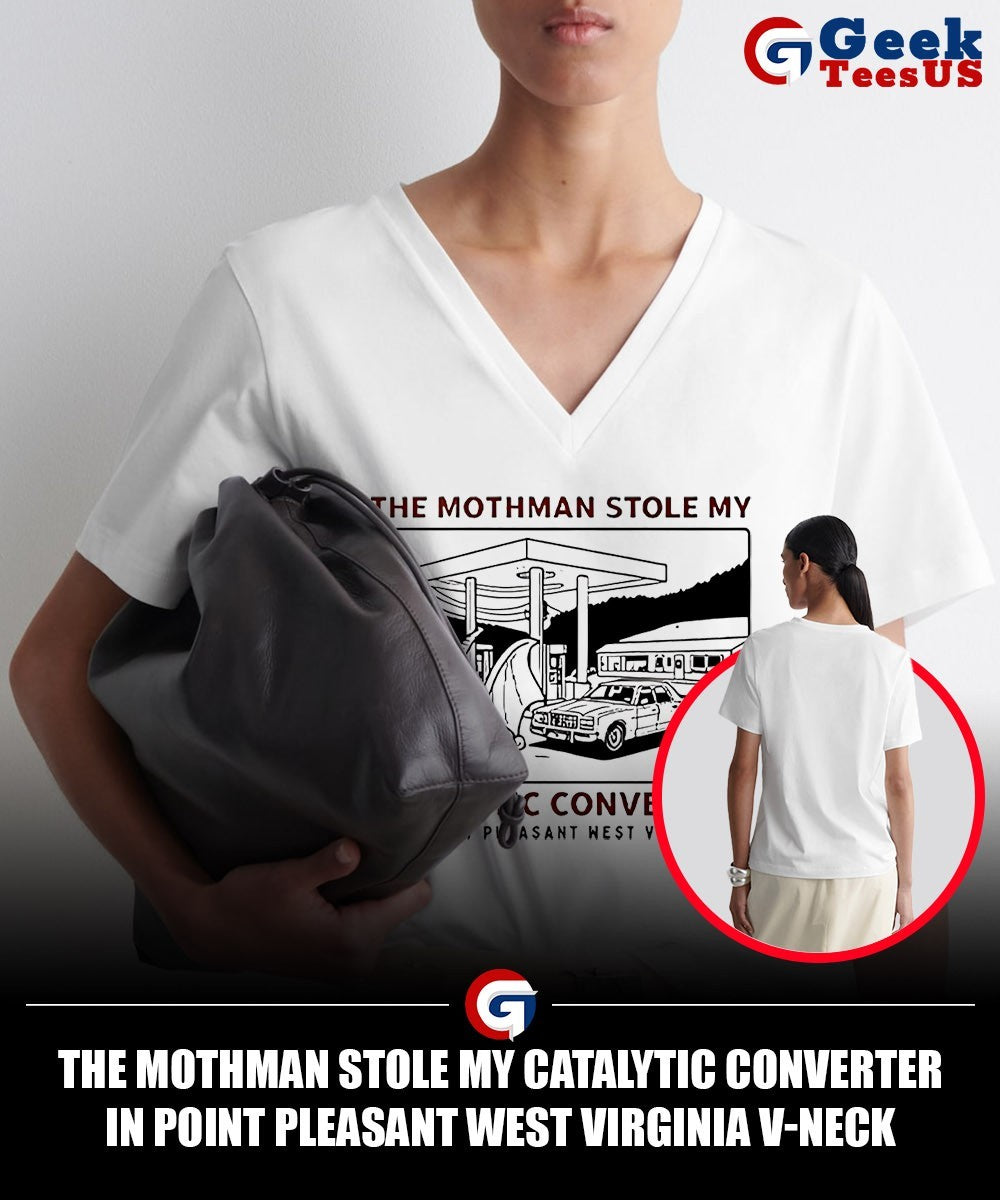 The mothman stole my Catalytic Converter in Point Pleasant West Virginia shirt Unisex , , , Long Sleeve Tee