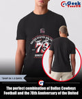 The perfect combination of Dallas Cowboys Football and the 78th Anniversary of the United States Air Force 1947-2025 shirt