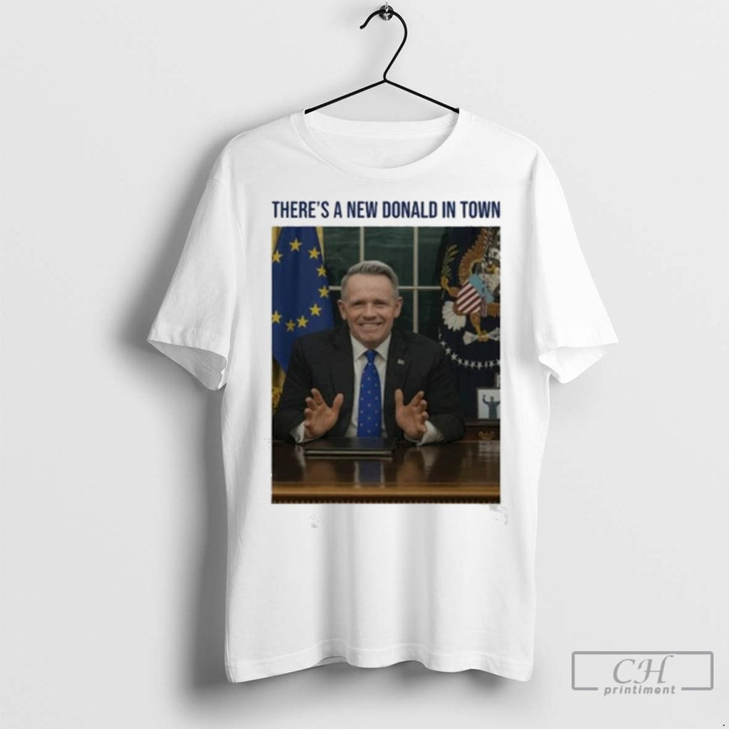 Theres A New Donald In Town Ladies T Shirt Jpg