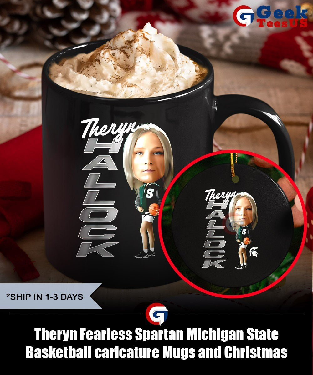 Theryn Fearless Spartan Michigan State Basketball caricature shirt Unisex , , , Long Sleeve Tee