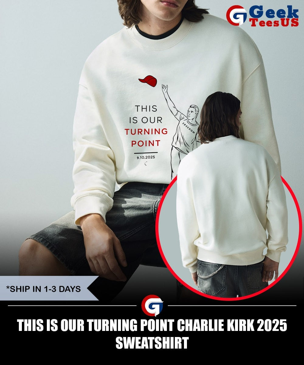 This is our turning point Charlie Kirk 2025 shirt Unisex , , , Long Sleeve Tee