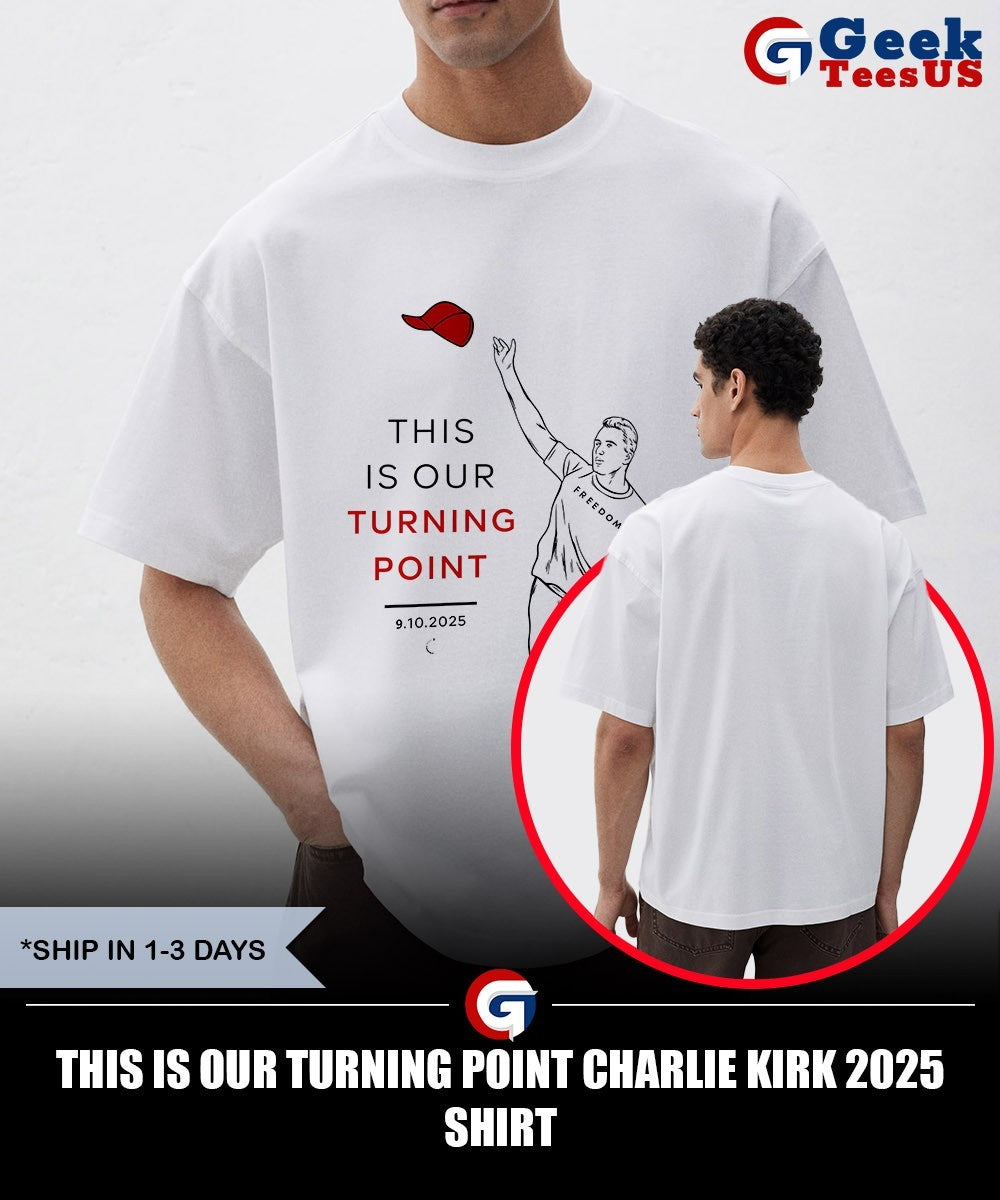 This is our turning point Charlie Kirk 2025 shirt Unisex , , , Long Sleeve Tee