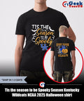 Tis the season to be Spooky Season Kentucky Wildcats NCAA 2025 Halloween shirt Unisex , , , Long Sleeve Tee