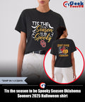 Tis the season to be Spooky Season Oklahoma Sooners 2025 Halloween shirt Unisex , , , Long Sleeve Tee