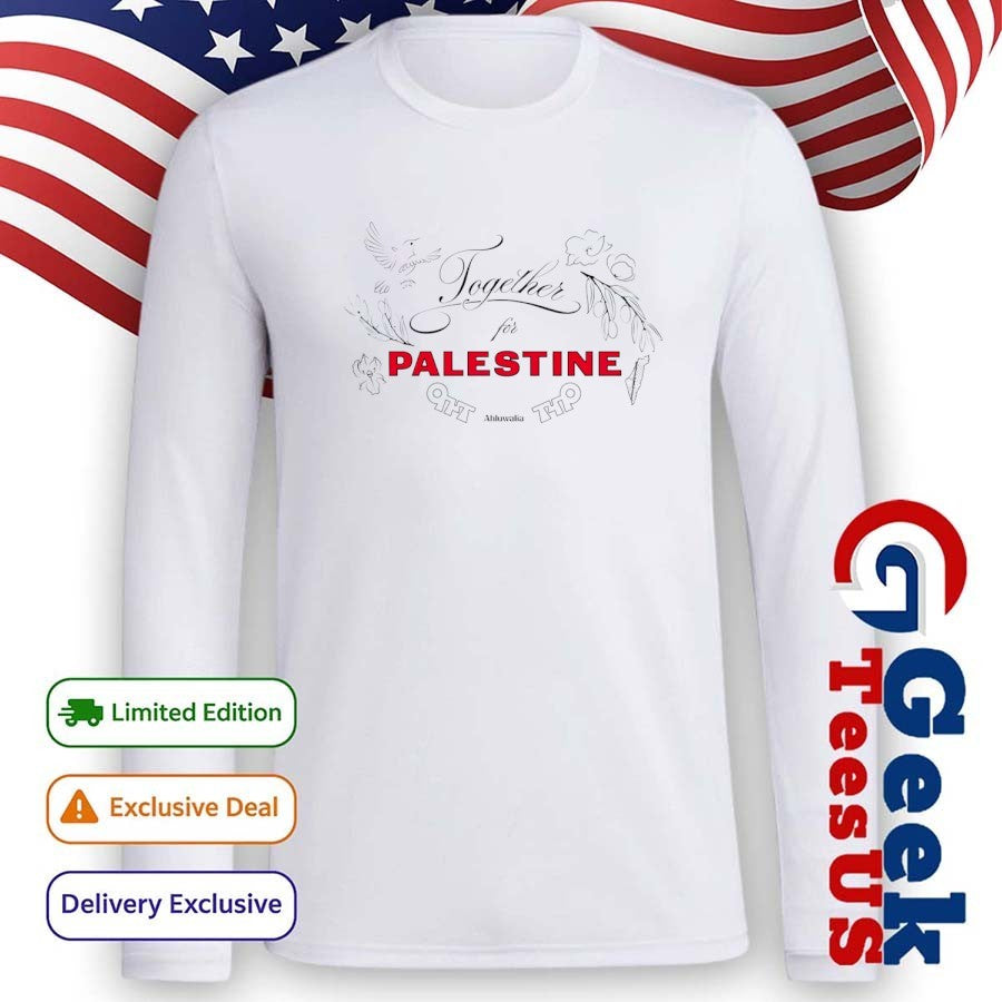Together for Palestine Ahluwalia T4P shirt Unisex , , , Long Sleeve Tee