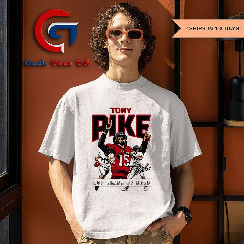 Tony Pike Hof Class Of 2025 Cincinnati Bearcats football signature shirt Unisex , , , Long Sleeve Tee