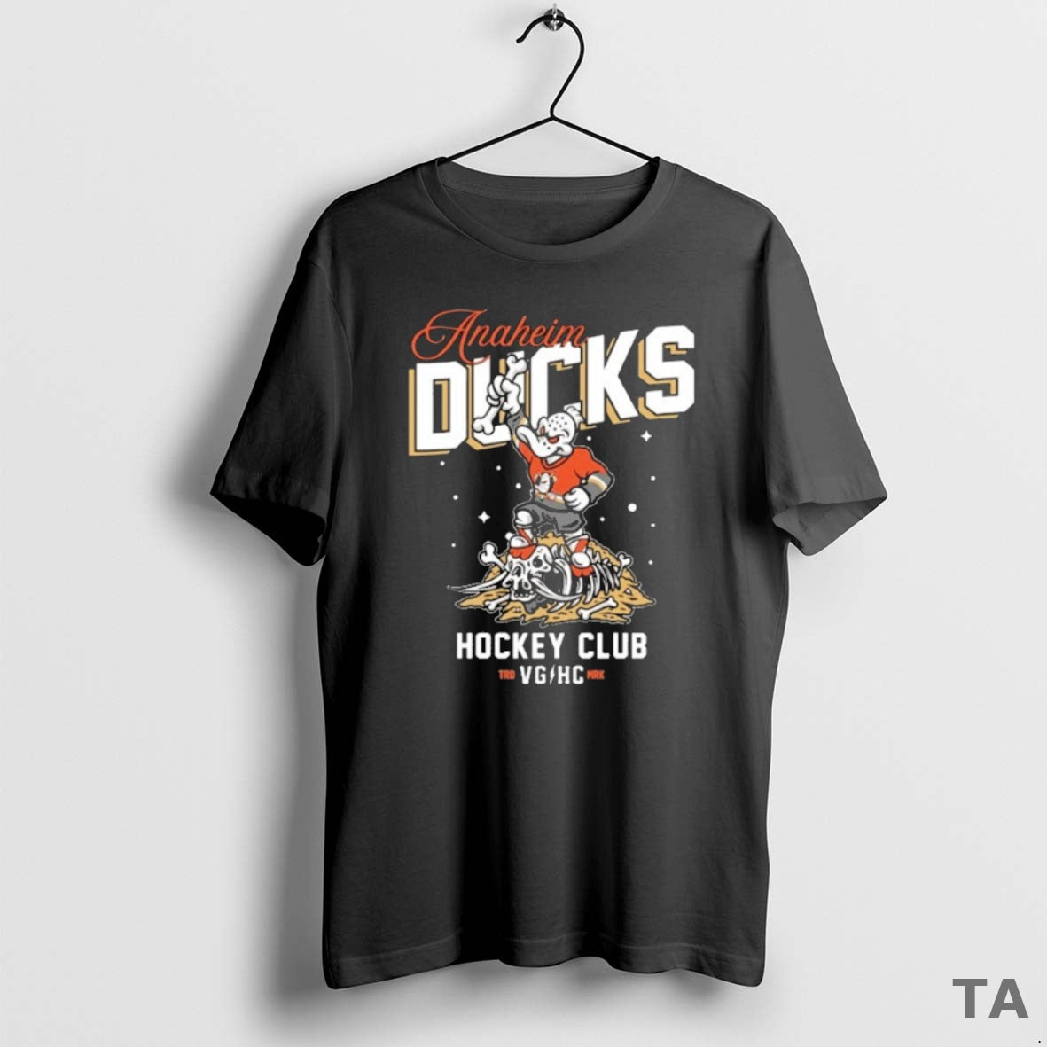 Top Anaheim Ducks Hockey Club Pile Of Bones T Shirt Sweater