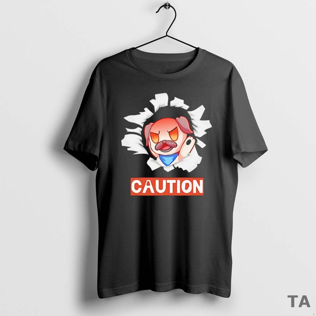 Top Andy Rage Caution T Shirt Sweater