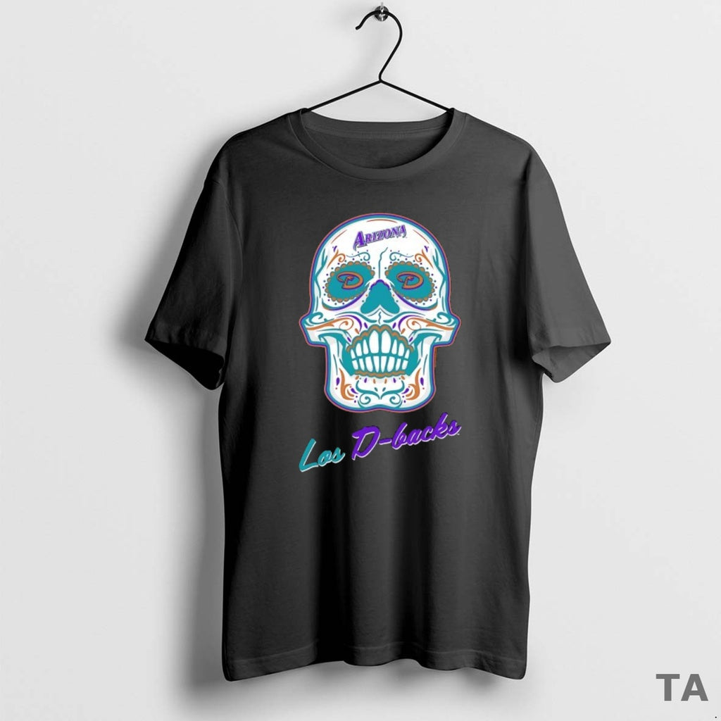 Top Arizona Diamondbacks X Sugar Skull Los D Backs T Shirt Sweater