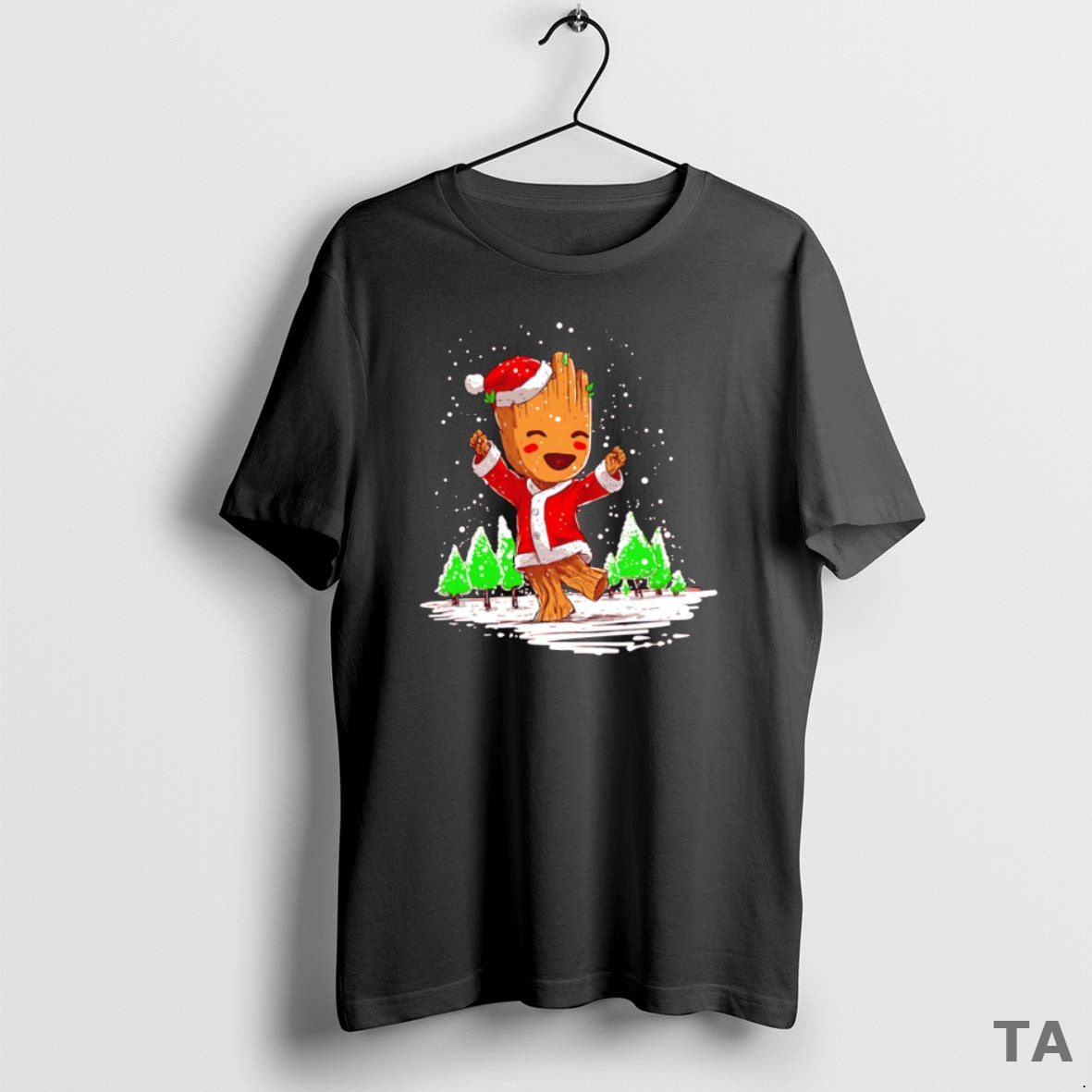 Top Baby Groot I Am Santa Merry Christmas T Shirt Sweater