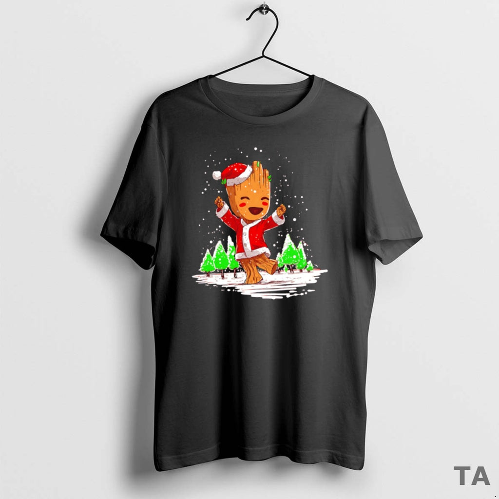 Top Baby Groot I Am Santa Merry Christmas T Shirt Sweater