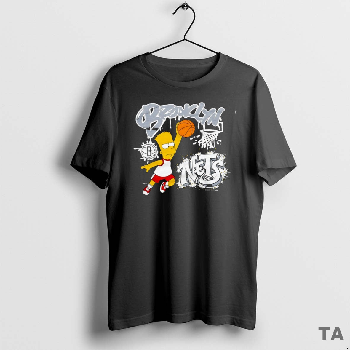 Top Bart Simpsons Brooklyn Nets Nba Cartoon T Shirt Sweater